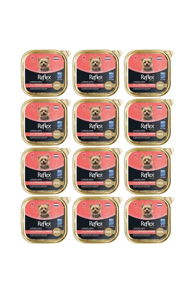 Pate Karidesli ve Somonlu Küçük Irk Köpek Yaş Maması 85gr - 12 Adet ürün görseli 1