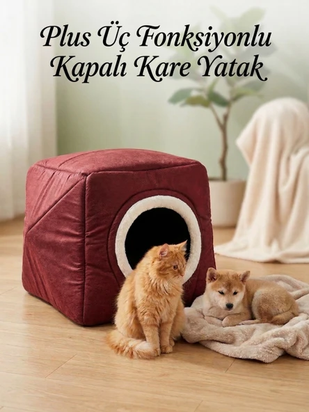 Plus Çok Fonksiyonlu Kare Yatak - Resim 3
