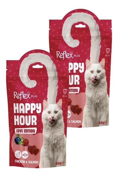 Happy Hour Love Edition Kedi Ödül Maması 2 x 60gr ürün görseli 1