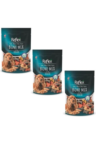 Semi-Moist Bone Kemik Mix Yumuşak Çiğnemelik Köpek Ödülü 150 gr (3 Adet) ürün görseli 1