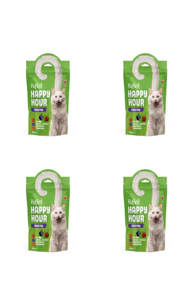 Happy Hour Kokteyl Kedi Ödül Maması 60 gr 4 Adet ürün görseli 1