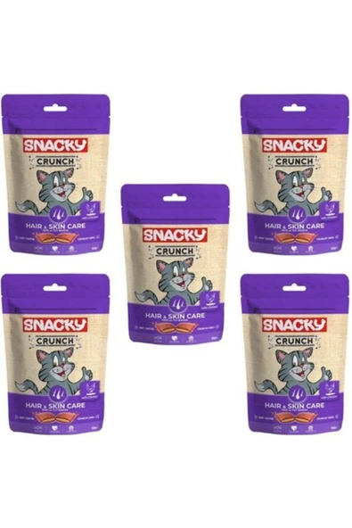 Crunch Hair-skin Kedi Ödülü Tavuklu 60 gr X 5 Adet ürün görseli 1