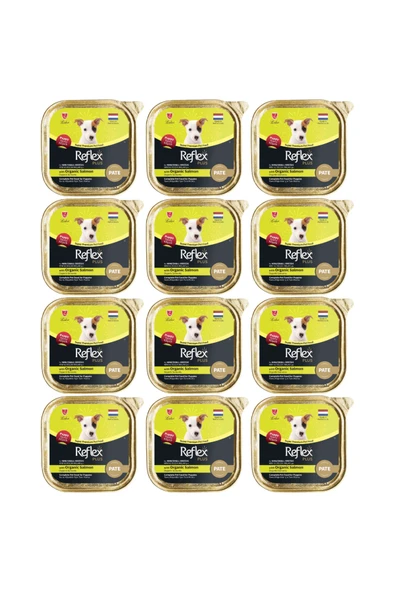 Pate Organik Somonlu Mini ve Küçük Irklar İçin Yavru Köpek Konservesi 85gr - 12 Adet ürün görseli 1