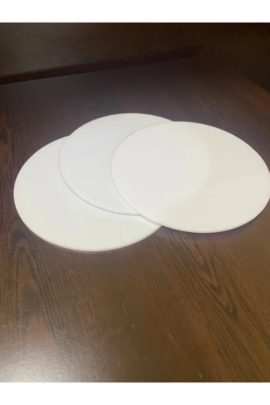 pleksiaksesuar Beyaz Pleksi 3m 21x21cm 1 Adet Kapı Süs Yapımına Uygun ürün görseli 1