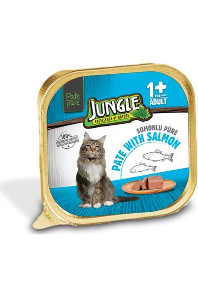 Pate/ezme Somonlu Kedi Maması 100 gr ürün görseli 1
