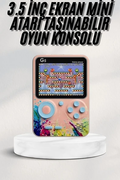 3 İnç Ekran 500 Oyunlu Game Box Mini Taşınabilir Oyun Konsolu ürün görseli 1