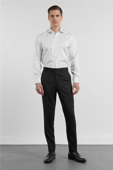 Siyah Yan Cep Slim Fit Esnek Classic Pantolon 1003255175 ürün görseli 1