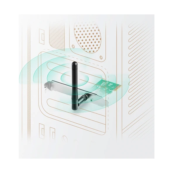 Tp-Link WN781ND 150Mbps Kablosuz PCI EXP Adaptör - Resim 4