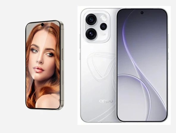 Oppo Reno 15 Pro ile Uyumlu Ayna (Mirror) 9H Kırılmaz Nano Ekran Koruyucu | Ekran Kapalıyken Ayna ürün görseli 1