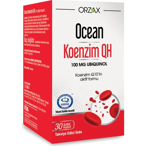 Ocean Koenzim QH 30 Kapsül - SKT: 11/2028 ürün görseli 1