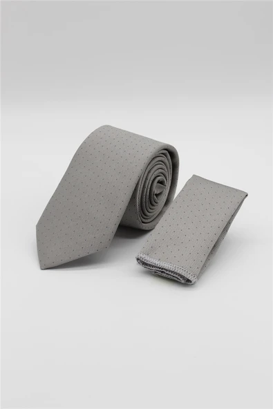 Gri-Lacivert Desenli 7 Cm Kravat 1090260114 ürün görseli 1