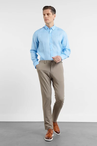 Vizon Yan Cep Örme Slim Fit Esnek Jogger Pantolon 1003260173 ürün görseli 1