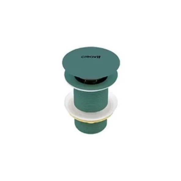 Creavit SF030.NYL Lavabo Sifon Başlığı Pop-up Taşmasız - Nil Yeşili ürün görseli 1