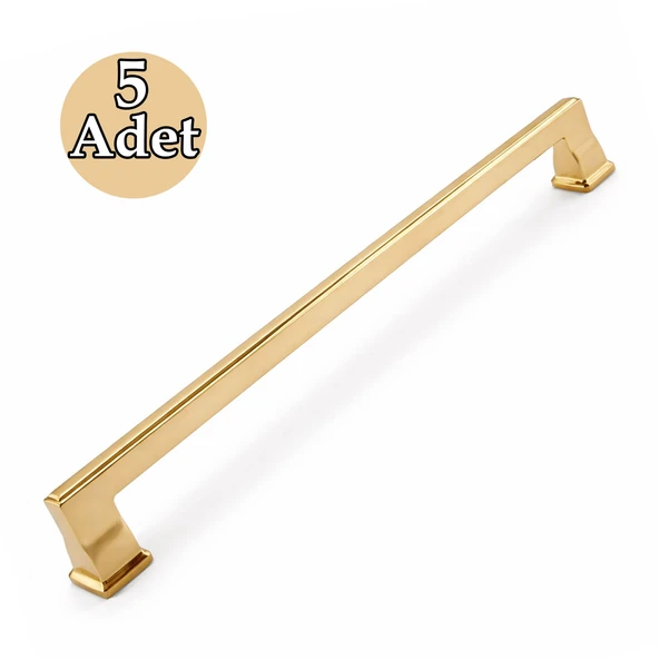 OLİFKA ALBRİFİN Çekmece Kulp 224 mm 5’li Set Mobilya Dolap Kapak Kulpu Dayanıklı Metal ürün görseli 1