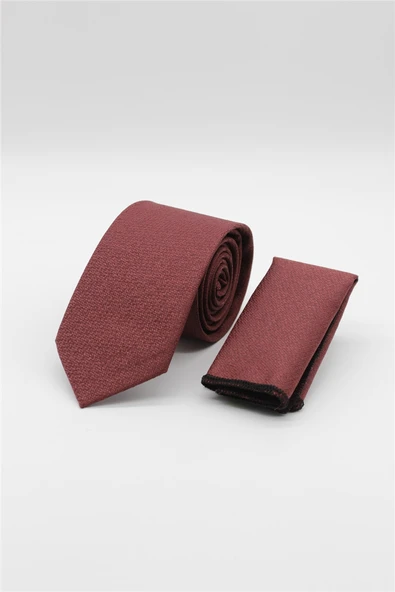 Kırmızı Desenli 7 Cm Kravat 1090260110 ürün görseli 1