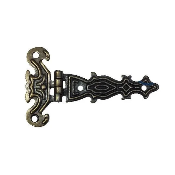 Dekoratif, Sac Tek Kuyruklu Menteşe - 40x68 Mm, Küçük, Antik, 100 Adet ürün görseli 1