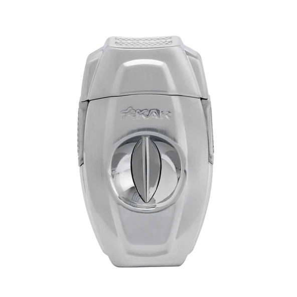 Xikar VX2 V-Cut Puro Kesici, Paslanmaz Çelik Bıçak, 64 Ring Gauge Uyumlu Derin V Kesim Profesyonel Puro Makası, Ergonomik Tek Elle Kullanım Krom ürün görseli 1