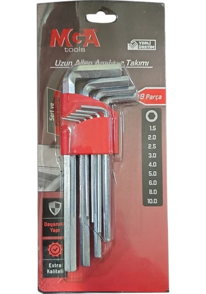 MGA MG620016 NİKEL ALLEN TAKIMI UZUN 9 PARÇA ürün görseli 1