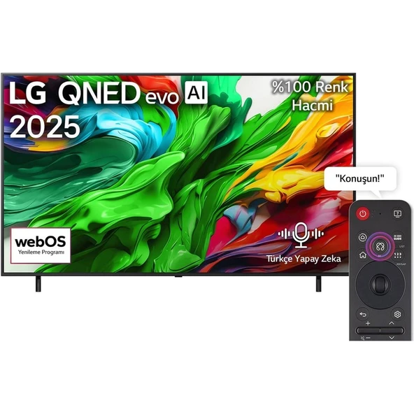 LG 55QNED86A6A 55'' 139 Ekran Uydu Alıcılı 4K Ultra HD Smart webOS  QNED TV ürün görseli 1