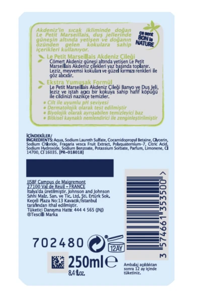 Akdeniz Çileği Duş Jeli 250 ml - Resim 5