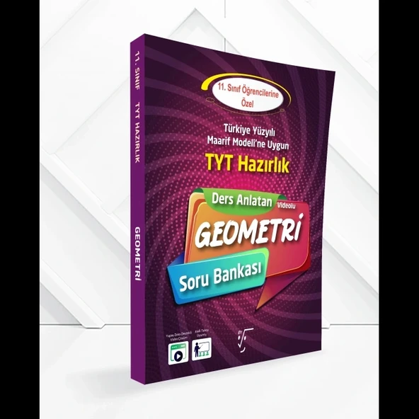 11.Sınıf TYT Hazırlık Ders Anlatan Geometri Soru Bankası Yeni Maarif Karekök Yayınları ürün görseli 1