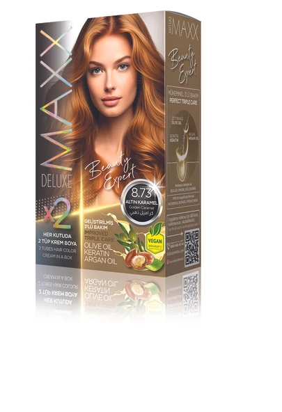 Maxx Deluxe Beauty Expert Set Boya 8.37 Altın Karamel ürün görseli 1