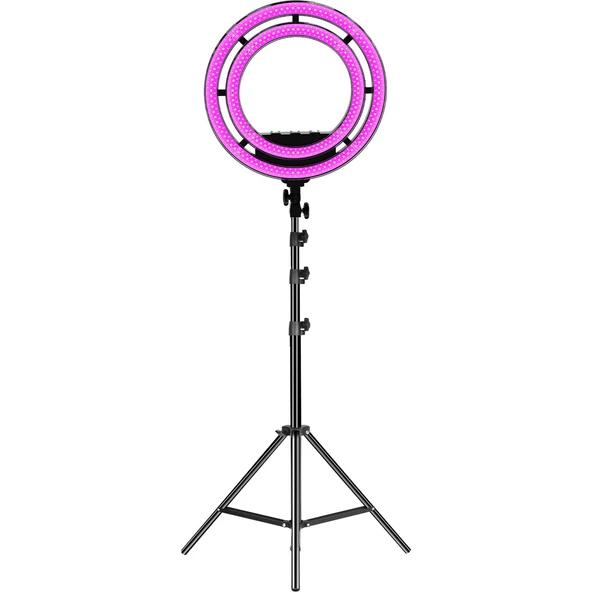 GVM Ring 18 50W Rgb & Bi-Color LED Soft Çift Ring Işık ürün görseli 1