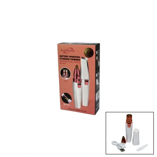 Blawless K-8 Hx-202a-b 2in1 Başlı kalem Modeli usb Şarjlı kaş & Burun & Yanak Kıl ürün görseli 1