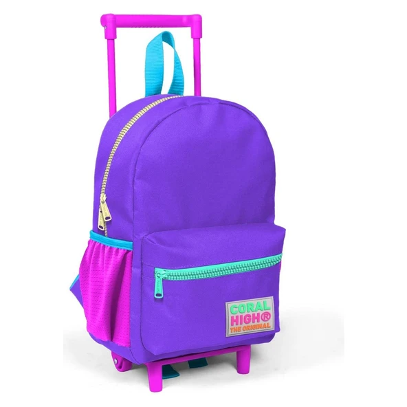 Coral High Minik Yuva Çekçekli Sırt Çantası Mor Renk Detaylı Iki Bölmeli 24034 ürün görseli 1
