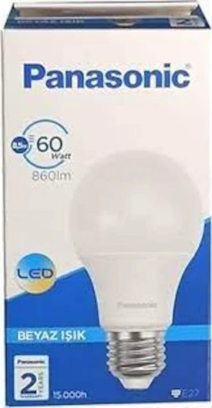 Panasonic 8,5 Watt E27 Duylu Beyaz Led Ampul 1 Adet ürün görseli 1