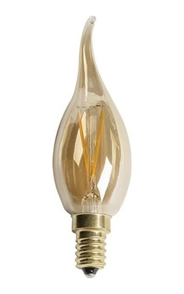 10 Adet Cata Ct-4281 4w E14 Rustik Led Dekoratif Kıvrık Buji Ampu ürün görseli 1