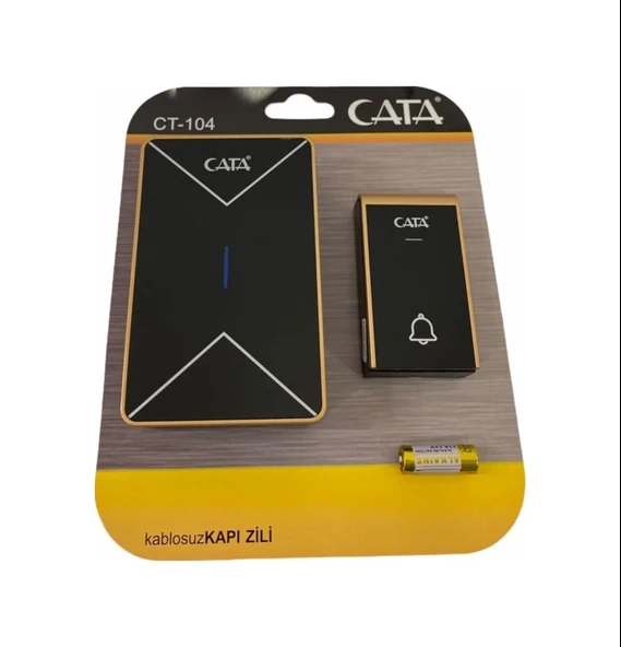 Cata CT-104 Lüx Model Led Işıklı Uzaktan Kumandalı Zil ürün görseli 1