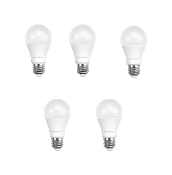 Panasonic 14W Led Ampul Beyaz Sarı Işık E27 Duy 5Li Paket Beyaz ürün görseli 1