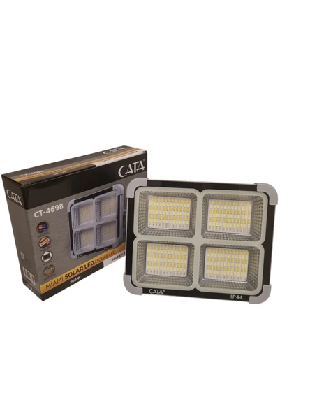 Cata CT-4698 200 W Taşınabilir Powerbank Özellikli Solar LED Projektör ürün görseli 1