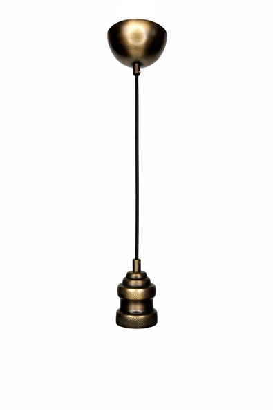 Dekoratif Sarkıt E27 Duy 70cm Metal PVC Kablo Eskitme D03 ürün görseli 1