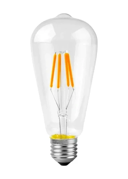 Cata Ct-4353 8w E27 Duylu Rustik Led Ampul Günışığı Rengi 5 Adet ürün görseli 1