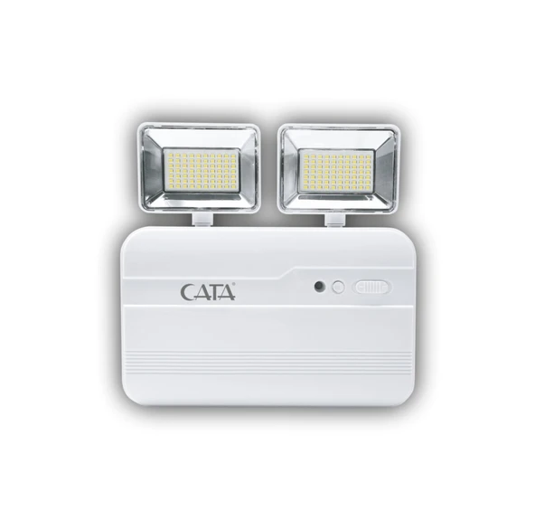 Cata Ct 9172 Şarjlı 2x10w Acil Aydınlatma Armatürü Beyaz Işık ürün görseli 1