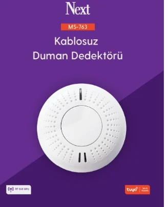 Next MS-763 Kablosuz Alarm - Duman Dedektörü ürün görseli 1