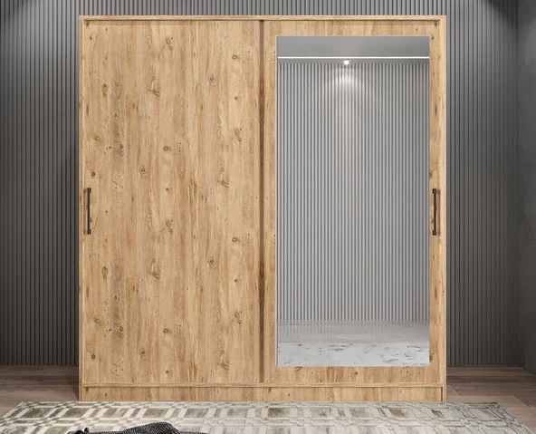 Zerka concept Alba Sürgülü Portmanto Ayakkabılık 160 cm Ç- Ücretsiz Montaj ürün görseli 1