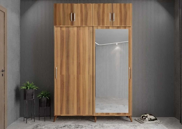 Zerka concept Panama Sürgülü Yüklüklü Portmanto Vestiyer Ayakkabılık C 180cm ürün görseli 1