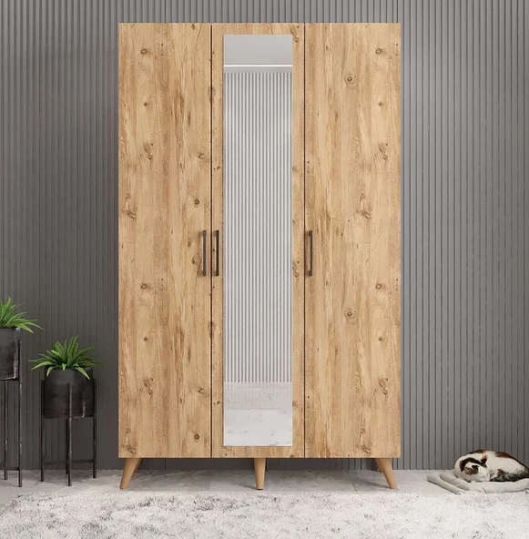 Zerka concept Açelya Portmanto Vestiyer Ayakkabılık Ç - M4 120 Cm Montaj Dahil ürün görseli 1