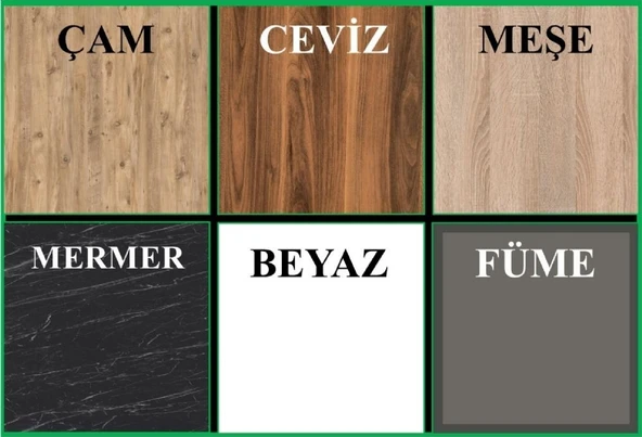 Zerka concept Çizgi Portmanto Meşe-140 cm - Resim 4