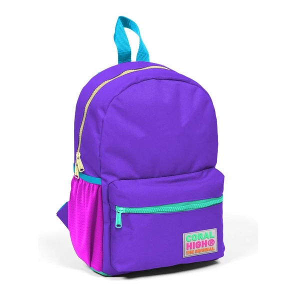 Coral High Minik Yuva Sırt Çantası Mor Renk Detaylı Iki Bölmeli 23534 ürün görseli 1