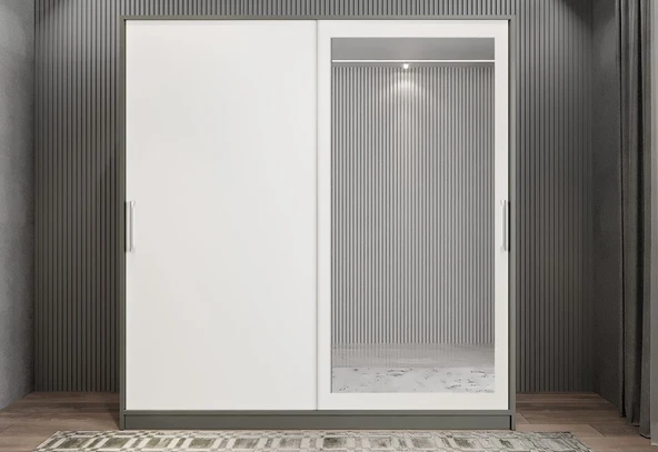 Zerka concept Alba Sürgülü Portmanto Ayakkabılık 120 Cm Fb - Montaj Dahil ürün görseli 1