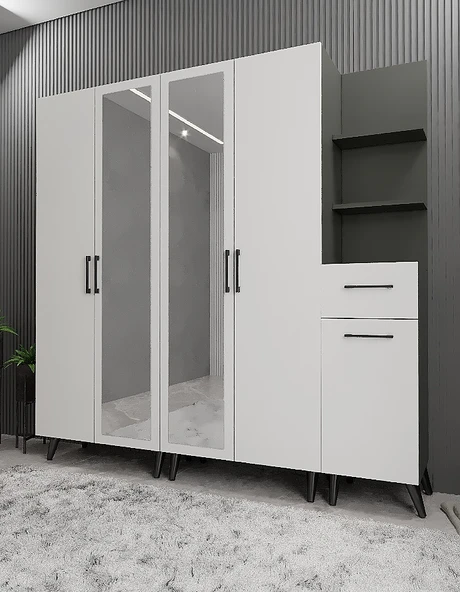 Zerka concept Melodi Portmanto Vestiyer- AB-225 cm ürün görseli 1