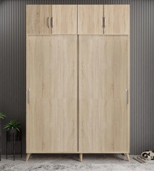 Zerka concept Viva Sürgülü Yüklük Modülü Portmanto Vestiyer Ayakkabılık M 140cm ürün görseli 1