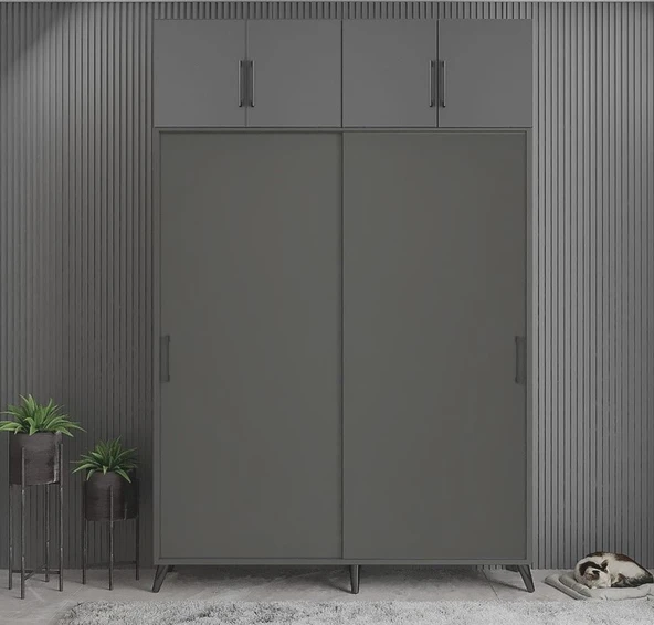 Zerka concept Viva Sürgülü Yüklük Modülü Portmanto Vestiyer Ayakkabılık F 180cm ürün görseli 1