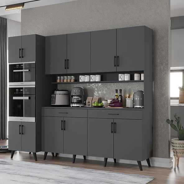 メラルーカ　セット PTTAVM: Zerka concept Lora Kahve Köşesi Çok Amaçlı Dolap Kiler