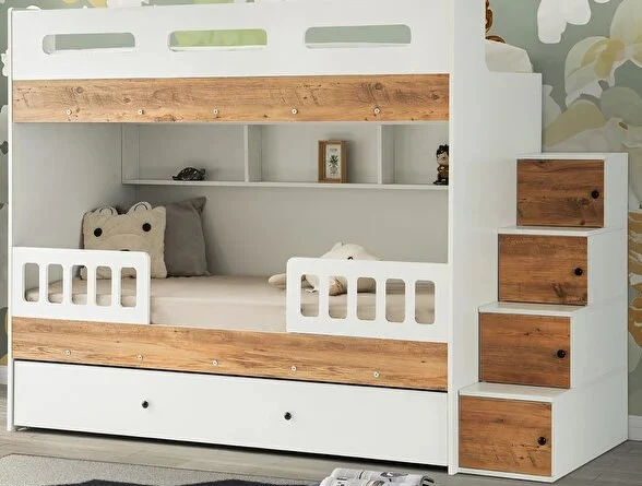Zerka concept Buket Mdf Çelik Profilli Yavrulu Ranza Çb M1 ürün görseli 1
