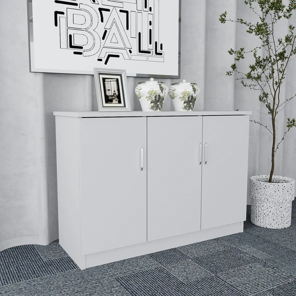 Zerka concept Bubble 5'li Ofis Takımı  Model 5 Beyaz - Resim 3